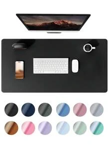 Fates Advanced Napa Texture PU Leather Light Desk Pad Protector, Double Sided Use,Office Desk Mat, Large Mouse Pad, Non-Slip PU Leather Desk Blotter, Laptop Desk Pad, Waterproof Desk Writing Pad For Office And Home(Thickness 1mm)