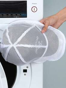 1/2 piezas Gorra de lavadora Jaula de limpieza con red, Protector de limpieza de gorra con bolsa de red, Gorra de béisbol Gorra de limpieza/Jaula protectora de limpieza con red, Adecuado para limpiar varios tipos de gorras