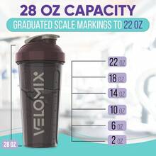 2 Pack 28oz Fitness Shaker Bottles With Stainless Steel Whisk Balls, Leakproof Protein Mixer Cup For Gym Workout School Travel, Includes Cleaning Brush & Wide Mouth Design For Easy Mixing - 軟沙色/焦赭色 - 查看 5