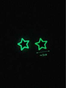 10 件夜光星形发夹，糖果色发夹，时尚多功能发饰，演唱会欢呼头饰，刘海夹，发夹，女士发饰，配饰，节日理想礼物，适合所有季节，随机颜色混合包，适用于发夹和 BB 夹，适合劳动节、情人节和其他节日，爪夹，发夹，发夹 - 彩色 - 查看 5