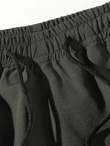 Men's Summer Workwear Shorts: New Arrival With Multiple Pockets, Casual And Athletic Pants - Army Green - View 4