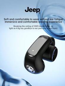 Jeep EC020 TWS 耳机 AI 实时翻译无线耳机 HiFi 音质 高清通话 夹式耳塞带麦克风 - 均碼 - 查看 4