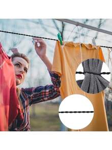 弹力挂衣绳 旅行挂衣绳 带折叠衣架 便携可伸缩挂钩吸盘露营挂衣绳 带吸盘户外挂衣绳 多功能晾衣工具 家用便携绳 无需打孔 适用于旅行酒店租房学生宿舍居家使用 - 彩色 - 查看 3