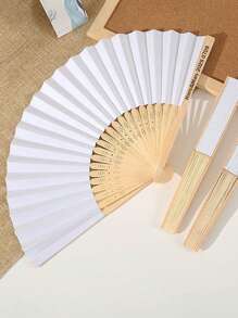 Éventail de mariage en papier blanc personnalisé avec logo, carte d'invitation blanche, éventail en papier classique blanc DIY, Noël, décoratif de haute qualité personnalisé, cadeau idéal pour elle, petit ami, petite amie pour les anniversaires, la Saint-Valentin, la fête des mères, les mariages, le pendaison de crémaillère, la fête des mères, les remises de diplômes, personnalisé, unique, cadeau idéal pour lui, pour les anniversaires, la Saint-Valentin, la fête des mères, les mariages, le pendaison de crémaillère