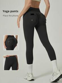 6pecil Leggings da carico CoreFlex con tasche per donne, leggings a vita alta per palestra e yoga che scolpiscono il lato B