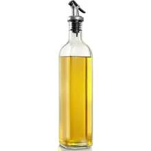 GMISUN Olive Oil Dispenser Set 4 Pack Glass Oil Bottle 17oz Cooking Soy Sauce Container Cruet With Plastic Spout Funnel And Labels Clear - Clear+17 Ounces - View 1