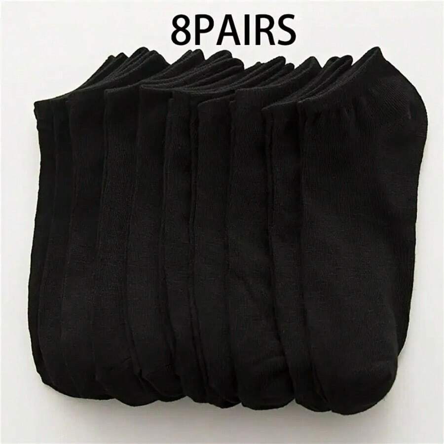 8/10/12/16/20 双混色踝袜 - 薄款，纯色，男女通用，夏季
