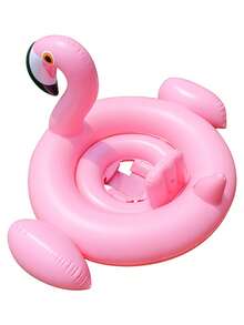 1pc Inflatable Aircraft Seat Cushion, With Steering Wheel, Children's Floating Aircraft Seat For Swimming Pool Parties And Other Scenarios - Multicolor - View 13