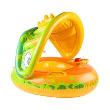 1pc Inflatable Aircraft Seat Cushion, With Steering Wheel, Children's Floating Aircraft Seat For Swimming Pool Parties And Other Scenarios - Multicolor - View 26