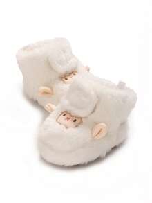 Autumn/Winter Infant Winter Shoes, Toddler Shoes For Boys & Girls, Infant & Toddler Shoes With Plush Lining, Soft Sole Anti-Slip Boots