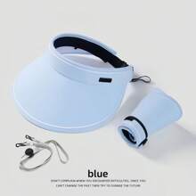 UPF50+ Large Brim Sun Hat For Women, Summer Breathable UV Protection Sunhat For Cycling, Anti-UV