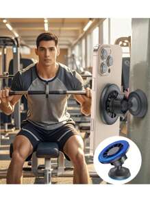 1个适用于健身房和高尔夫球车的磁性手机支架 - 360°旋转，重型磁铁底座（适用于铁质表面）。易于安装（不防水）。兼容4.7-6.5英寸手机 - 非常适合锻炼和自拍，兼容和安卓手机，是生日、家人、朋友的礼物，车载配件，车载手机支架 - 彩色 - 查看 2