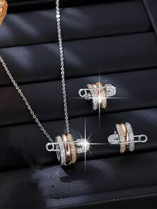 1 对女士复古优雅奢华高品质时尚百搭日常派对耳环 - 耳環 - 查看 2