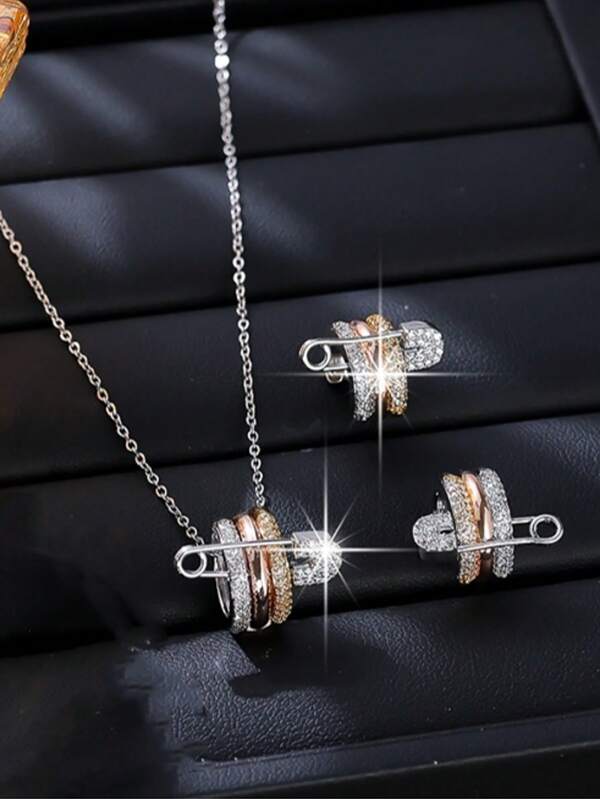 1 Pair Women Retro Elegant Luxury High-Quality Fashion Versatile Everyday Party Earrings