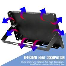 LED 生长灯全光谱室内 USB 5V 红蓝温室帐篷水培系统生长箱种子补光灯阳光 UV/IR IP54 防水种植泛光灯蔬菜花卉水果盆栽苔藓多肉盆景仙人掌幼苗栽培 180° 可调角度绿色植物照明 24/50/96/144led - USB- Plant Floodlight -IP54 Waterproof - 查看 11