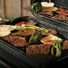 A Great Tool For Family Parties: A Three-Burner Propane Grill That Grills A Whole Chicken, Steak, And Vegetables At Once Without Tainting The Food - Black - View 2