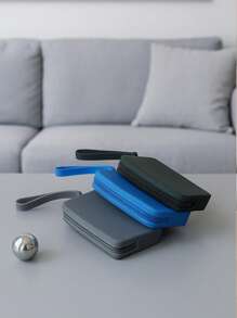 1 bucată geantă de depozitare digitală din silicon de culoare solidă, geantă cosmetică de călătorie de mare capacitate, plic pentru ruj, portofel pentru monede, geantă în geantă, telefon mobil, cablu de date, căști, geantă de depozitare pentru baterie externă, geantă multifuncțională pentru depozitarea obiectelor mici, stocare digitală, ușoară și portabilă/simplu și frumos/depozitare convenabilă/ușor de curățat. Carcasă pentru încărcător, organizator de cablu, baterie externă, încărcător de telefon.