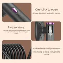 1 fier de călcat portabil alimentat prin USB, mini fier de călcat cu abur, aparat de călcat cu abur portabil compact pentru acasă, călătorii și dormitor, nu necesită baterie