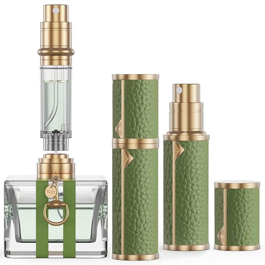 Travel Refillable Perfume Bottle, Leak-Proof 5ml Atomizer, Portable Luxurious Pocket Perfume Dispenser Pump Transfer Tool For Women Men Travel Accessories. - BẰNG - Xem 1