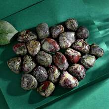 500G 1.1LB Dragon Blood Natural Raw Stones Crystal Natural Crystal Stone Ornaments Mineral Specimen Teaching Science Stone For Tumbling, Cabbing, Fountain Rocks