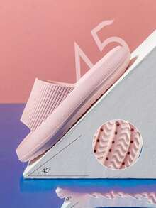 2025 New Fashion Versatile EVA Couples Slippers, Unisex, Supermarket Same Style, Simple & Generous Home/Bath Slides, Comfortable Soft Non-Slip Thick Sole, Lightweight & Cozy, High-End Couple Slippers, Ins Style