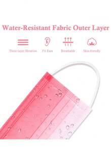 1/10/50 piezas de máscaras desechables para adultos con estampado arcoíris, máscaras de tres capas con degradado de arcoíris, empaquetadas individualmente, higiénicas y de moda, máscaras con estampado de degradado de arcoíris de color aleatorio, máscaras de arcoíris, máscaras desechables de moda
