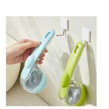 Soft Silicone Pet Bathing Brush Cat Massage Brush Pet Grooming Comb For Cats Dogs Long Handle Dog Cleaning Brush Pet Supplies