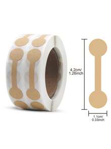 500-100pcs/Set Jewelry Price Tags Stickers, Square Label Pricing Self-Adhesive Blank Tags For Rings, Necklaces, Earrings Price Identification Rectangular Labels, Suitable For Easter, Halloween, Christmas, Thanksgiving, Mother's Day