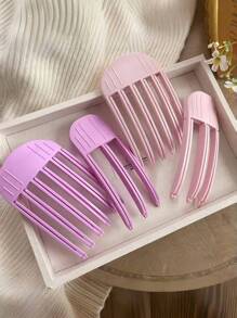 Lazy Person's High Forehead Magic Tool, Seamless Hair Clip, Wind-Shaped Comb, Hair Root Setting, Hair Clip, No Damage To Hair, High Foreheads Fluffy Clip, Bangs Magic Tool, Female High Forehead Hair Pad, Fixed Hair Clip, Lazy Person's Flat Head Magic Tool.