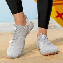 Giày đi biển nhẹ, nhanh khô, năm ngón, đi chân trần, thích hợp cho đi bộ đường dài, leo núi, lướt sóng, chèo bè, câu cá dành cho cả nam và nữ - Xám - Xem 7