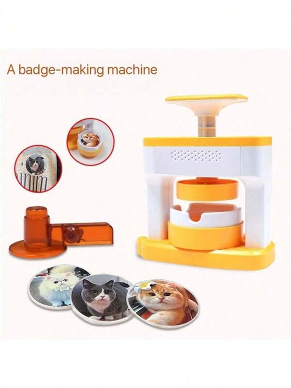 In-Stock Tin Alloy Badge/Emblem Maker Machine, Multi-Sized Equipment Embossing Machine