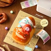 MINISO 可爱三丽鸥人物快乐烘焙系列盲盒，采用优质 PVC 制成，带有可爱的烘焙主题设计，非常适合收藏家、家居装饰和作为送给粉丝的礼物（1 个，随机发货）