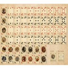 复古爱丽丝梦游仙境扑克牌，可爱又高品质的创意配件，适合朋友聚会的收藏型桌面纸牌游戏，个性化扑克牌收藏，派对游戏桌面纸牌组，棋盘游戏纸牌组