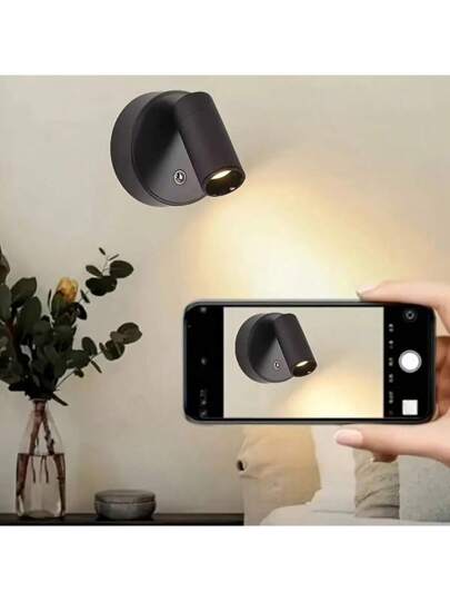 Sc inavian Wand Lamp, Touch Dimming, Bedroom Light, Creative Atmosphere Temperatures Adjustable, Tool Free Installation, Living Room, Hallway, Dining Table, Holiday view 8