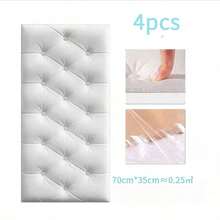 4/6 件 3D 软泡沫墙砖 - 即撕即贴自粘墙纸面板防水防潮墙面装饰非常适合榻榻米床头板、电视装饰墙、卧室、客厅、幼儿园可移除装修贴纸 - 墙板/壁纸/墙贴/春季装饰墙纸墙贴房间装饰 - 彩色 - 查看 15