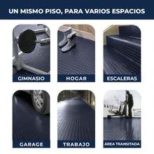 VINILMAX Plastic Flooring - Dark Grey - View 6
