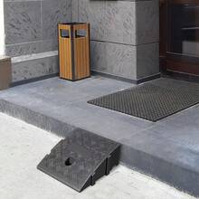 2PCS Threshold Curb Ramp Mobility Access Wheelchair Scooter Bicycle UK - Black - View 2