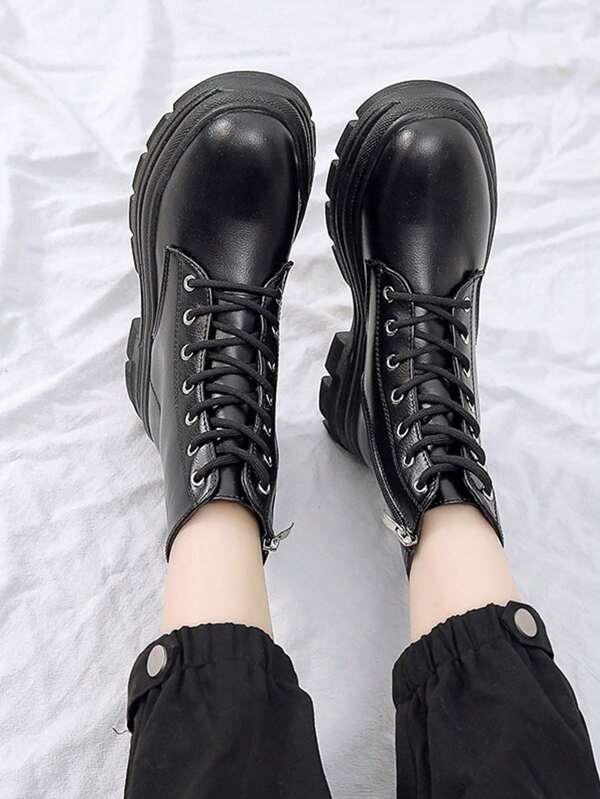 Women's Casual Gothic Style Versatile Comfortable Short Boots