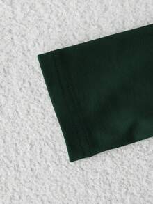 flowery letters，Ribbed cotton women's long-sleeved tops, college style spring and summer new sports women's clothing, soft and breathable women's long-sleeved tops