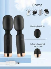 Miní vibrador, embalado de forma discreta, con estimulador del clítoris femenino. Juguete sexual para mujeres. Varita mágica para la masturbación de adultos. Silicona erótica. Juguetes sexuales, consolador, vibrador, sexo, sexy, sexual, juguetes para adultos, juguete rosa, consoladores, BDSM.