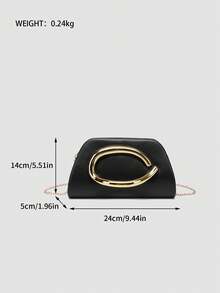 1 件 PU 手拿包，情人节的理想之选，舒适时尚，时尚手提包，个性化礼物之选，2025 年配饰，时尚风格适合所有场合，价格实惠的奢华感，叛逆派对包，非常适合派对、婚礼、庆典、晚宴/宴会，优雅的女士包