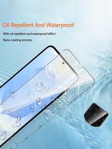 4-In-1 Mobile Phone Screen Protector Set - Includes 2 Transparent High-Definition Tempered Glass Screen Protectors, 2 Camera Lens Protectors, Shock-Resistant, Compatible With Galaxy A16/A36/A56/A06/A14/A15/A34/A35/A54/S20 FE And More. Transparent Gift For Birthday, Family, Friends. Essential Mobile Phone Screen Protector, Suitable For Daily Protection, Office, Home And Other Occasions. - Clear - View 2