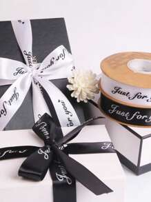 2/5/10/20 metri Nastro personalizzato con testo, nastro di raso personalizzato largo 2 cm, testo dorato, nastro di seta colorato per fai da te, realizzazione di fiocchi, decorazione per matrimoni, confezione regalo e decorazione per feste, confezione regalo per compleanni, confezione regalo per matrimoni