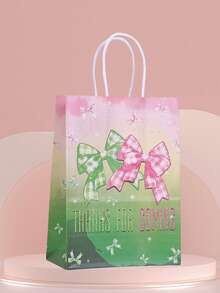 6/24 件女巫主题派对礼品牛皮纸袋、答谢礼品袋、感谢礼品袋、可重复使用礼品袋、女巫帽、蝴蝶结、感谢印花牛皮纸袋、派对礼品袋、婚礼袋、朋友礼品袋（生日、节日、圣诞节、万圣节、返校礼品包装袋） - 彩色 - 查看 2