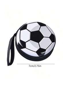 1/5 piezas Monedero de estudiante, Estuche portátil para auriculares y llaves Billetera mini con cremallera - monedero redondo - Ver 4