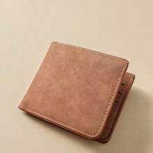Portafoglio uomo in un pezzo, portacarte e portafoglio slim. Portafoglio in pelle morbida, sottile, semplice, con più scomparti per carte e multifunzionale.