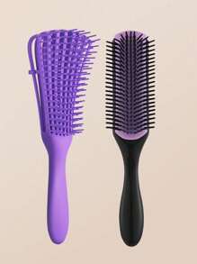 2/5件套卷发梳套装，女士卷发梳，自然卷直发梳套装，造型梳，9排尼龙刷毛，梳子，解结梳，球形梳，迷你梳套装，木梳，梳子，边缘梳，梳子套装，梳子，迷你梳子，解结梳，理发师，理发师配件，美发设备，发型，美发，梳子，梳子套装，梳子，卷发梳，解结梳，女士梳子，理发师，理发师配件，理发店，美发设备