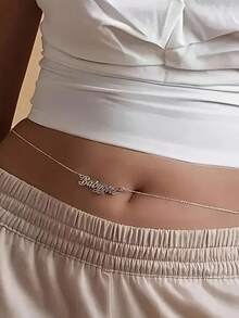 Customized Waist Chain, Waist Ornament, Belly Chain, Body Chain, Body Chain Jewelry, Personalized Waist Chain - Style 5 - View 11