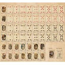 复古爱丽丝梦游仙境扑克牌，可爱又高品质的创意配件，适合朋友聚会的收藏型桌面纸牌游戏，个性化扑克牌收藏，派对游戏桌面纸牌组，棋盘游戏纸牌组