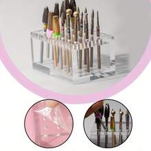 Acrylic Nail Drill Bit Storage Box, Nail Drill Bit Holder, Display Stand, Nail Drill Bit Storage Box, Nail Drill Bit, Nail Organizer Rack - Multicolor - View 3